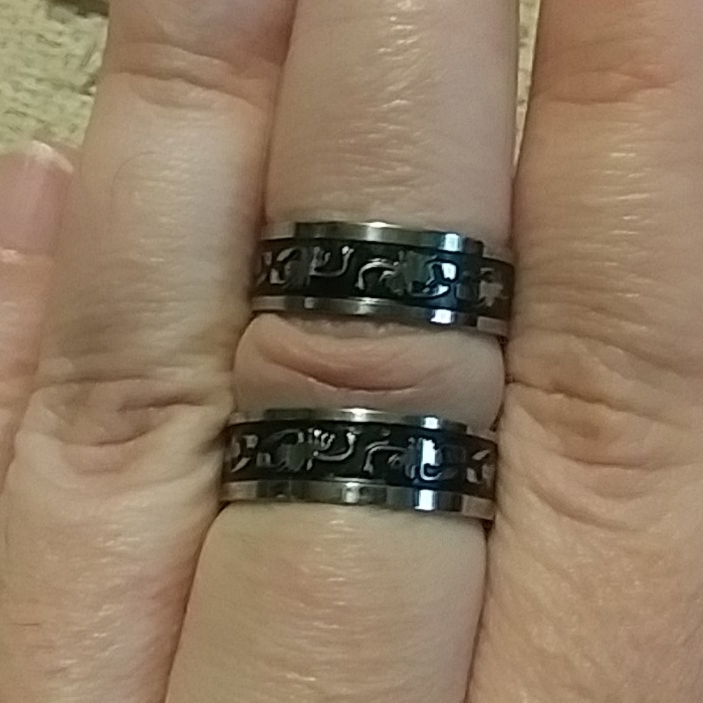 Two scorpions rings